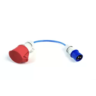 go-e Adapter CEE 16A blau mit Schmelzsicherung